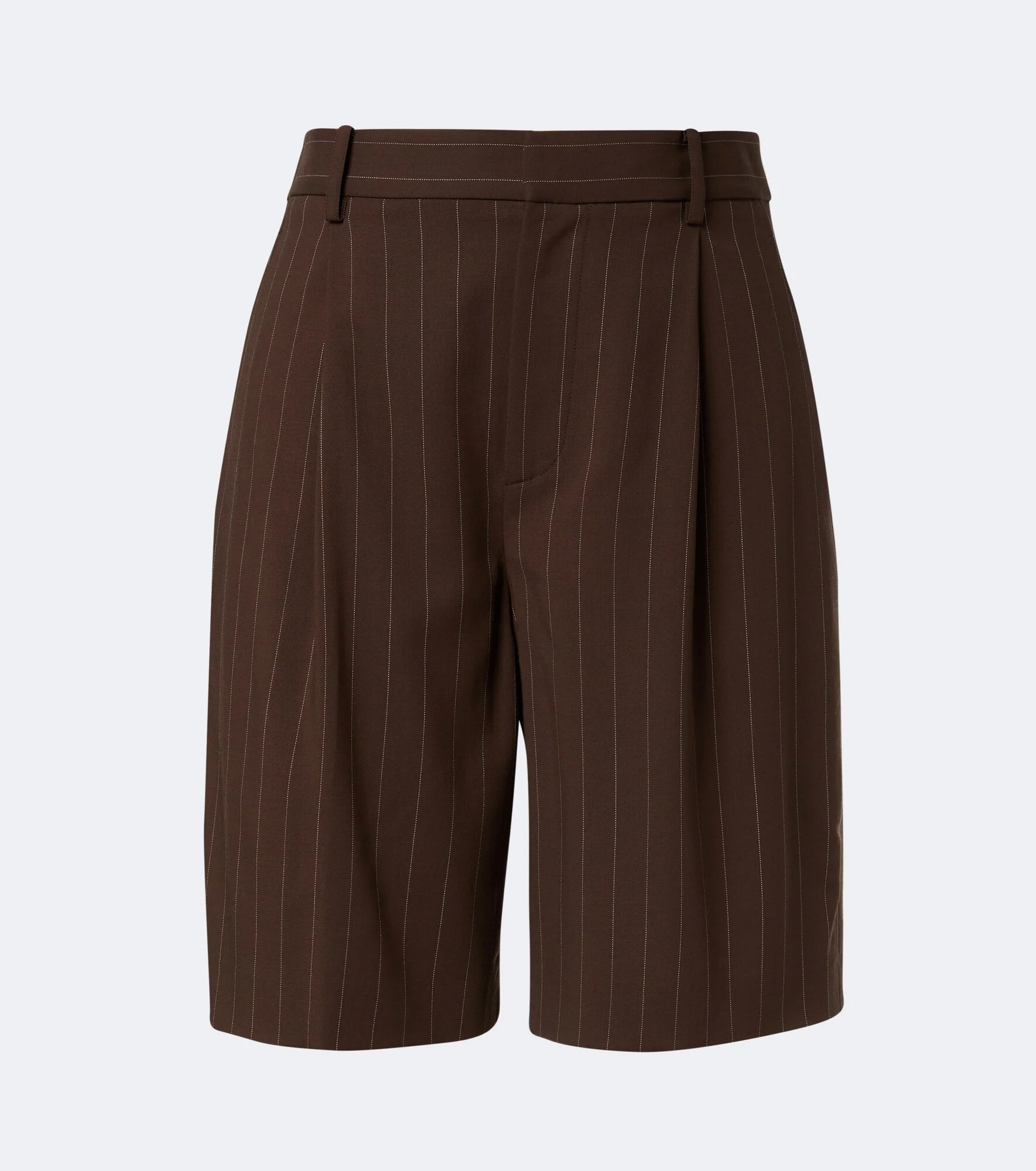 Striped wool shorts - 1