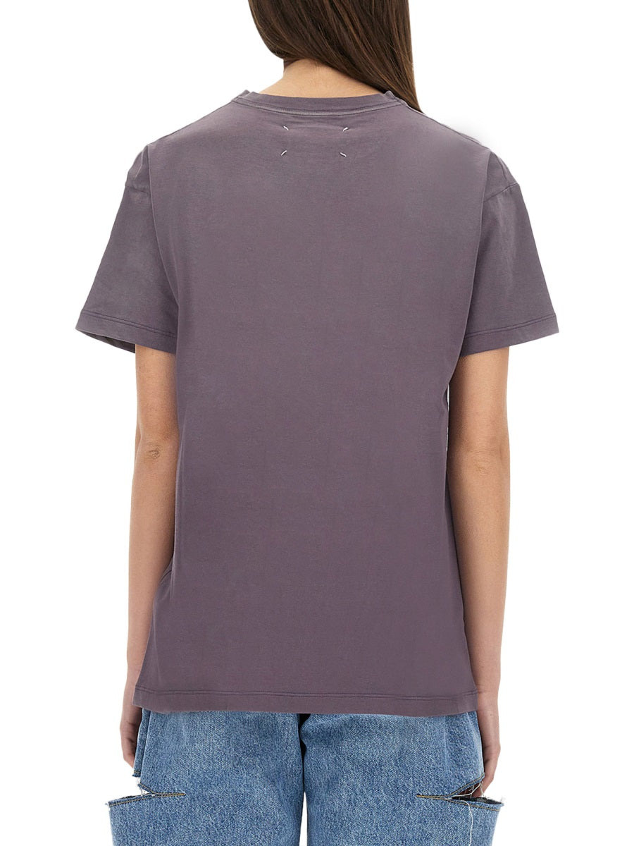 Maison Margiela Women Reverse Logo T-Shirt - 4
