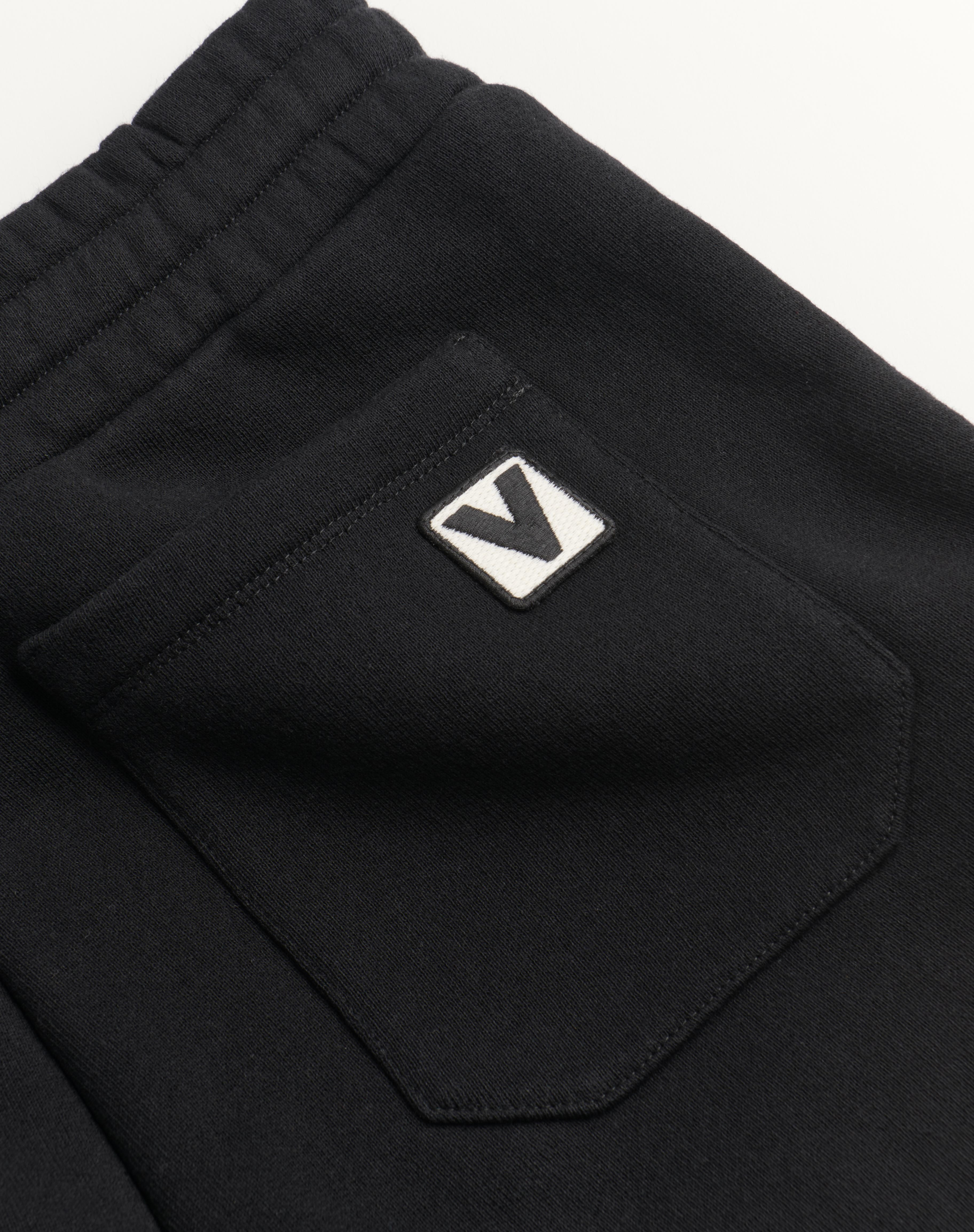 COTTON JOGGING PANTS WITH CHEZ VALENTINO PATCH - 3