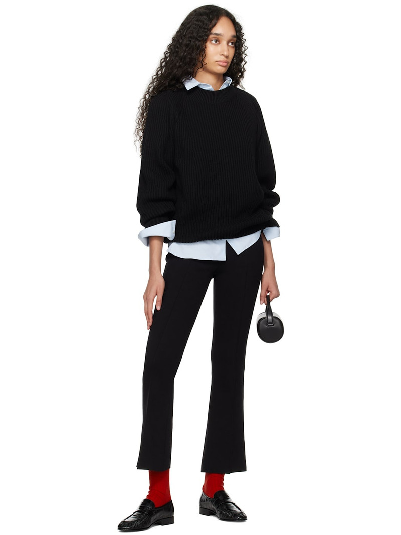 HIGH SPORT Black Greta Sweater outlook