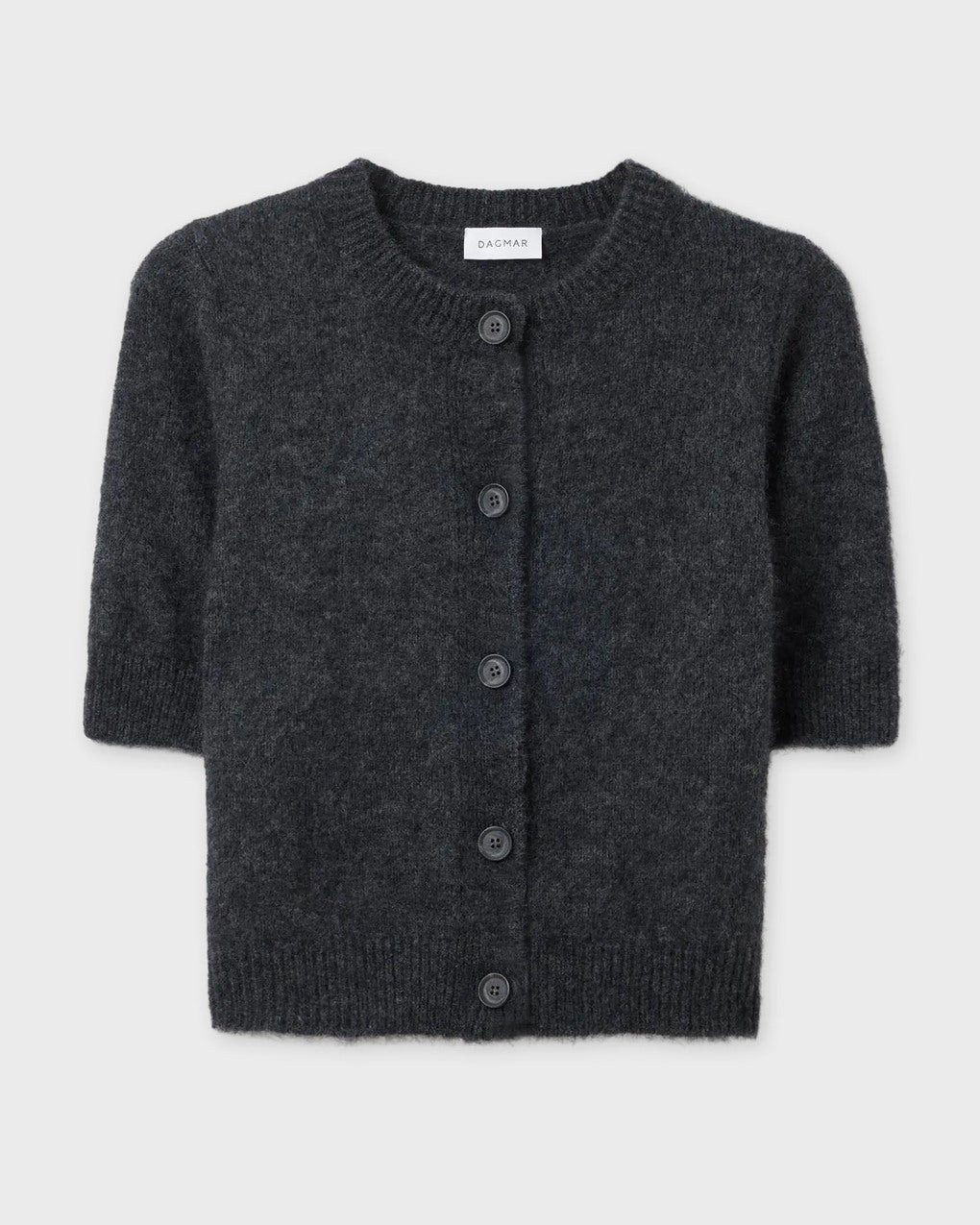 Top Brushed Cardigan  Grey melange - 1