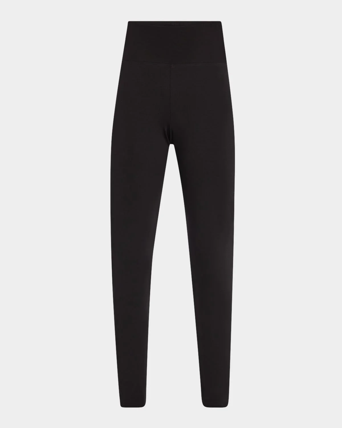 Cropped High-Rise Jersey Leggings - 1