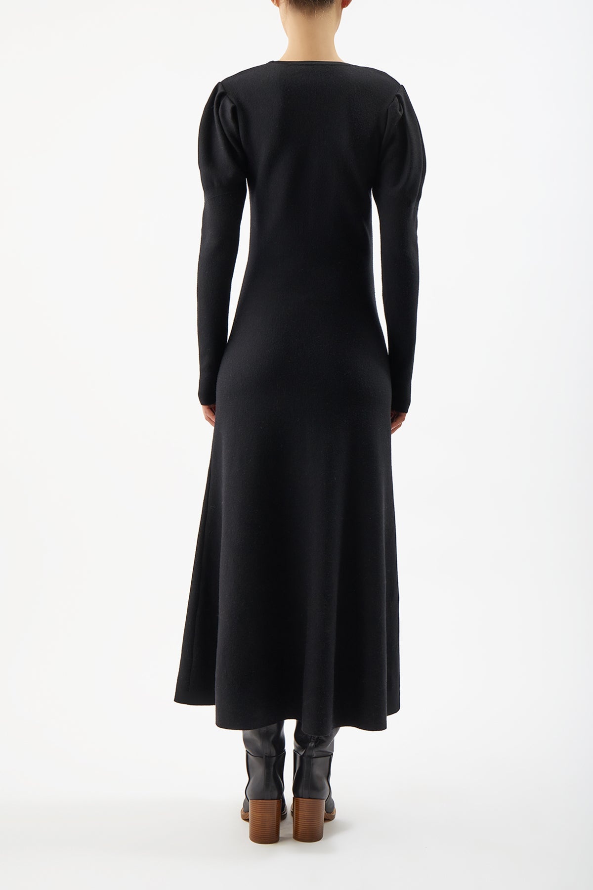 Hannah Dress in Merino Wool - 4