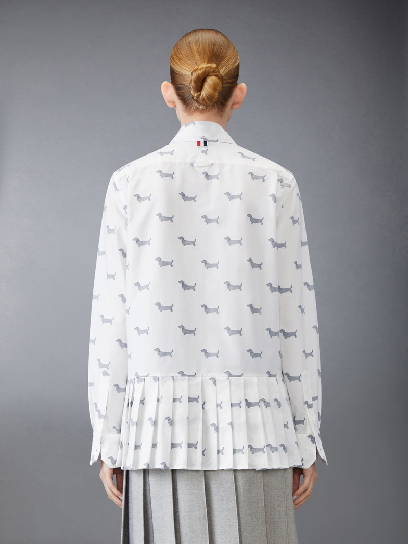 Thom Browne Jacquard Pleated Shirt outlook