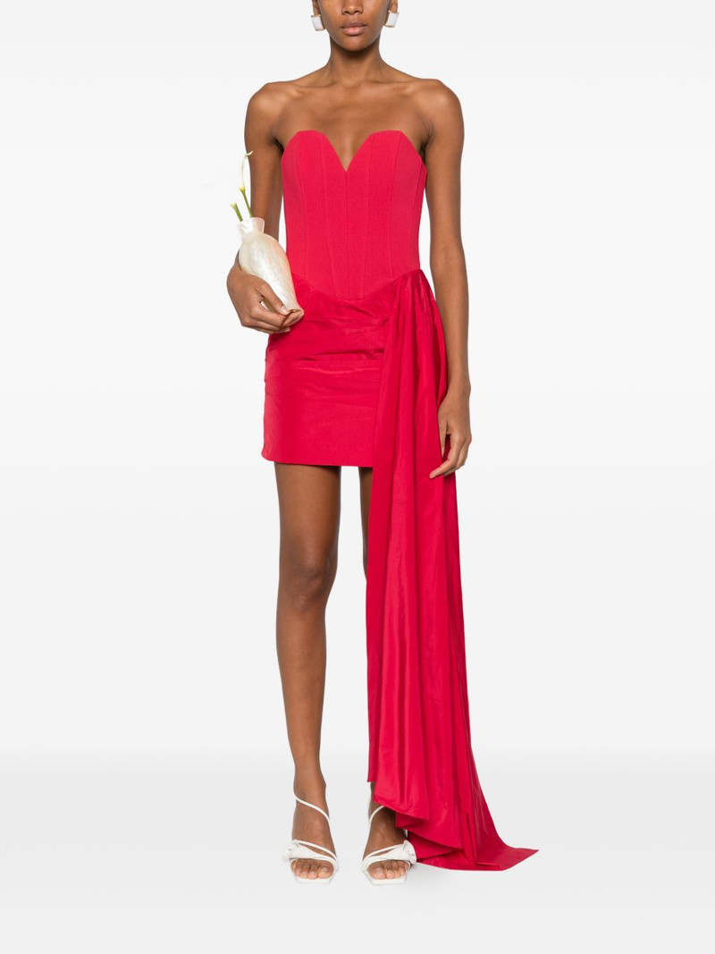 REBECCA VALLANCE Zarya bustier mini dress outlook