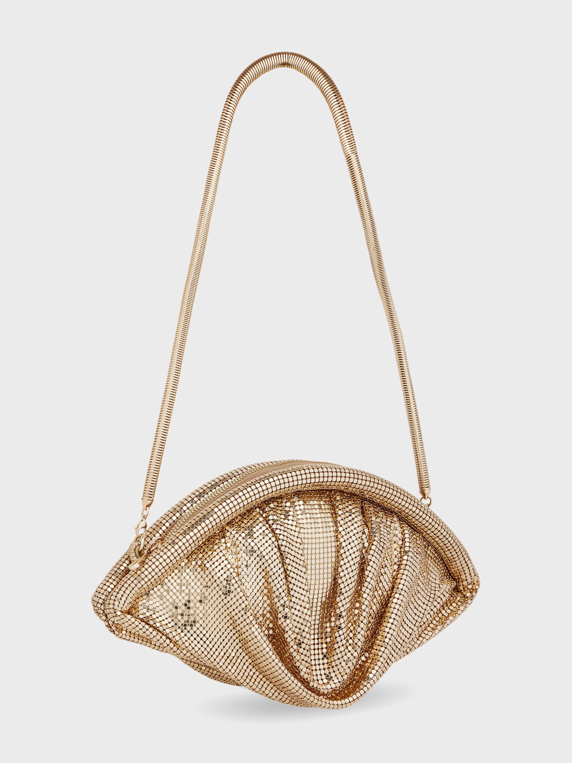 GOLD MESH EVENING CLUTCH - 3