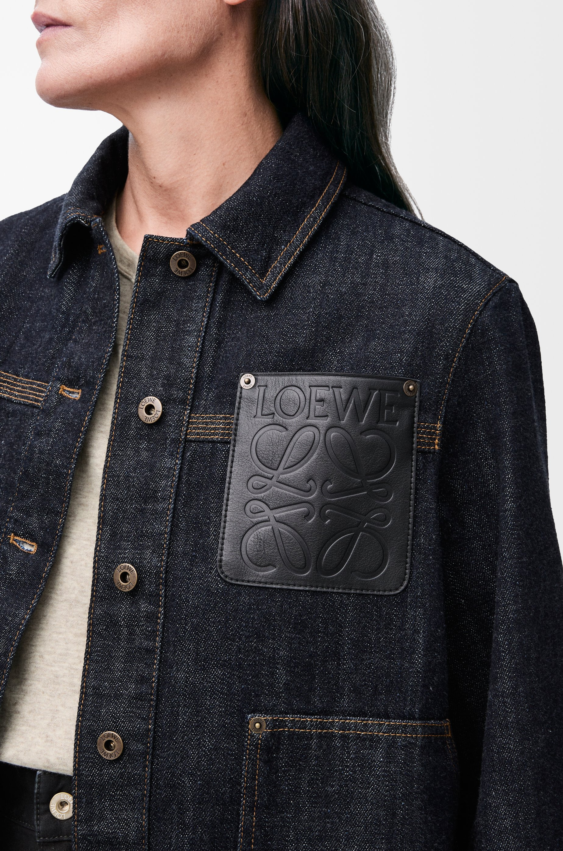 Workwear jacket in denim - 5