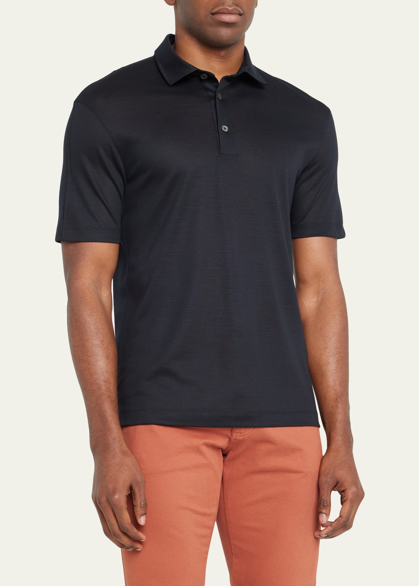 Men's Wool Polo Shirt - 4