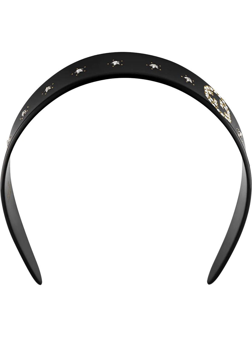 crystal interlocking G headband - 1