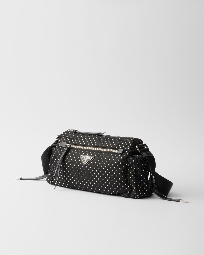 Prada Re-Nylon bag with studs outlook