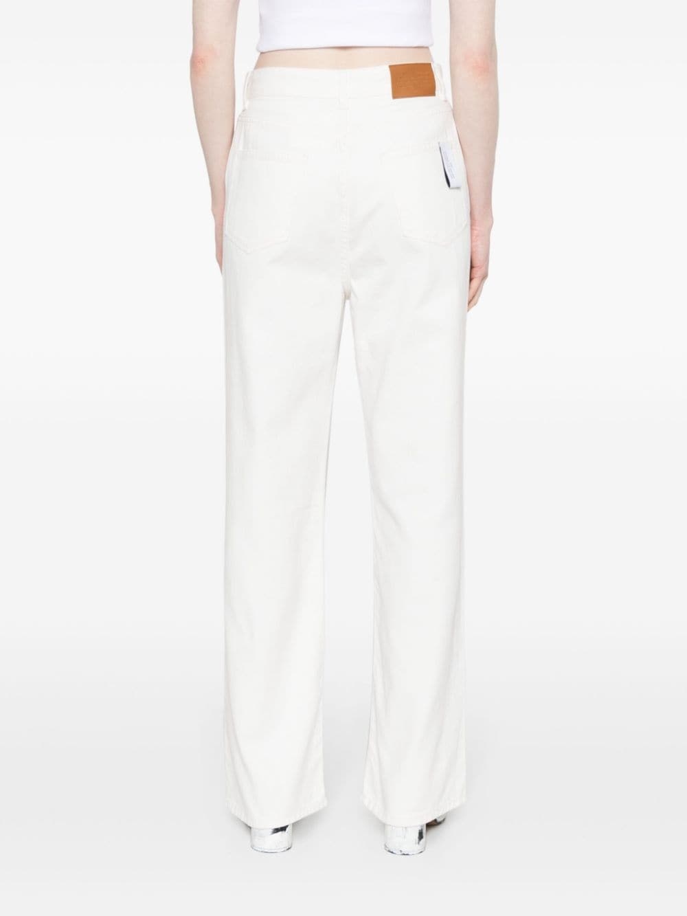 high-rise wide-leg jeans - 4