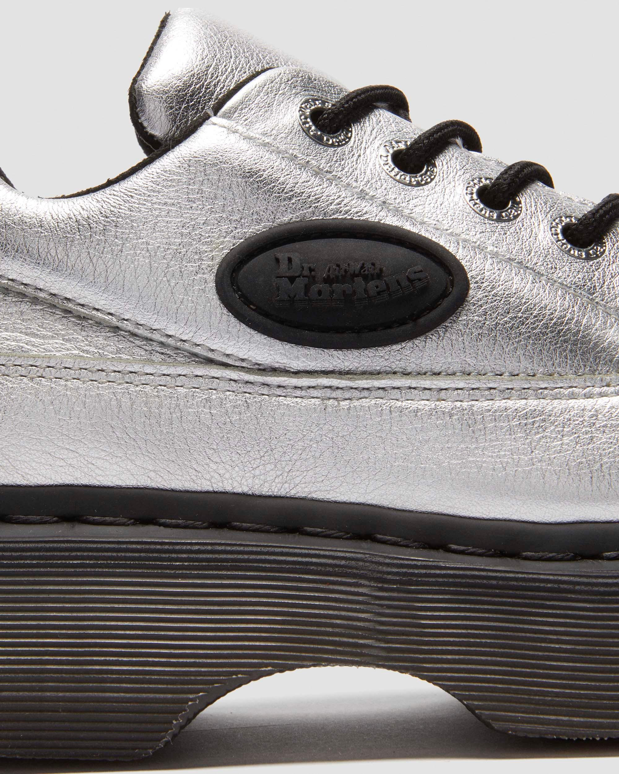 Buzz 5-Eye Metallic Leather Shoes - 4