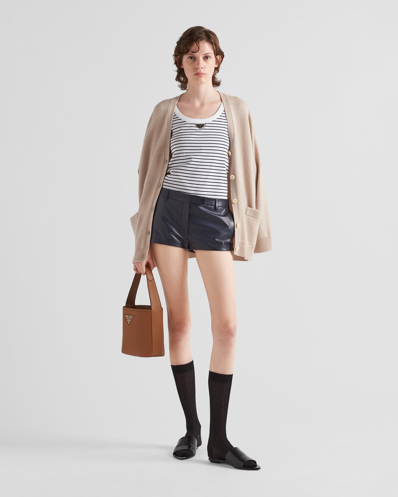 Prada Printed jersey top outlook