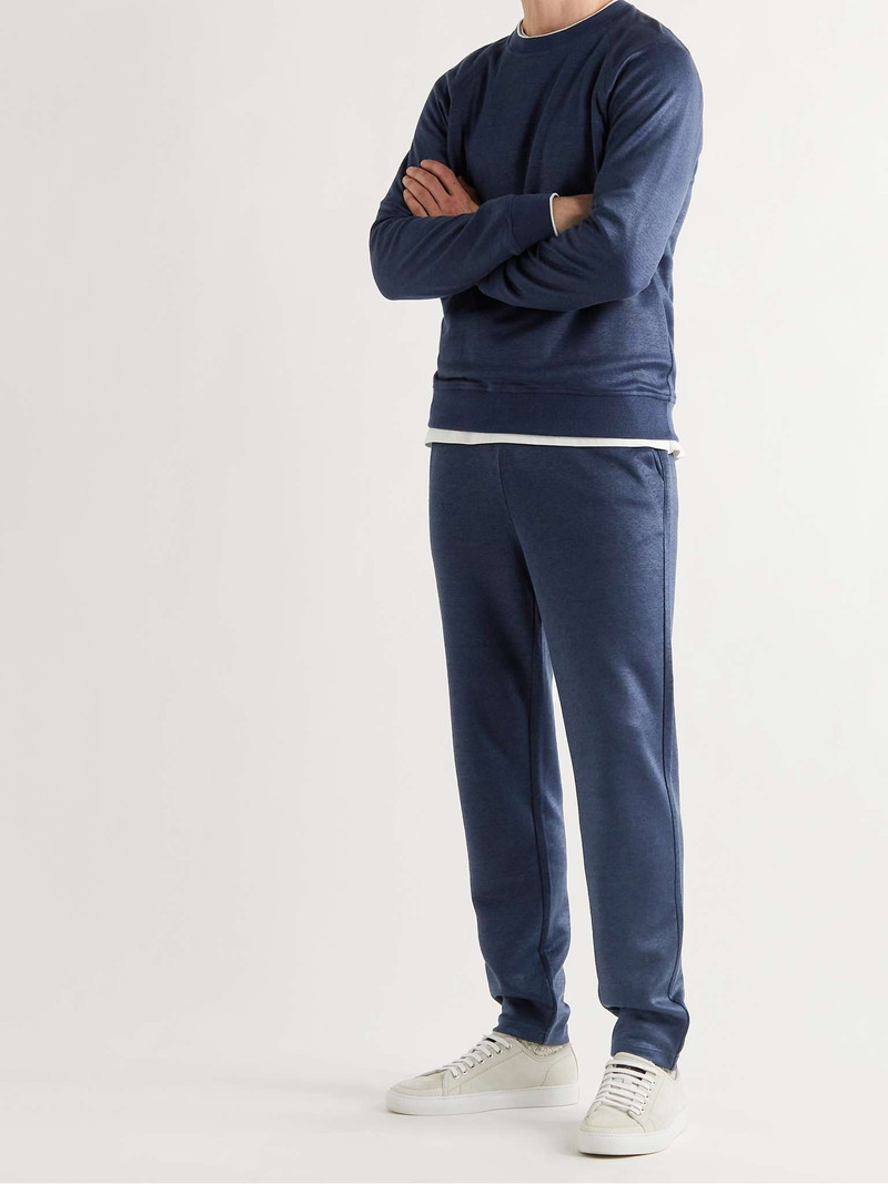 Loro Piana Tapered Stretch Linen-Blend Sweatpants outlook