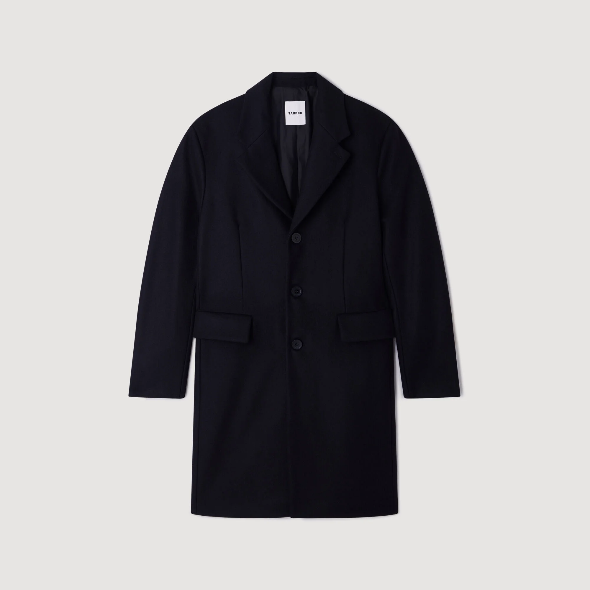 WOOL AND CASHMERE COAT - 1