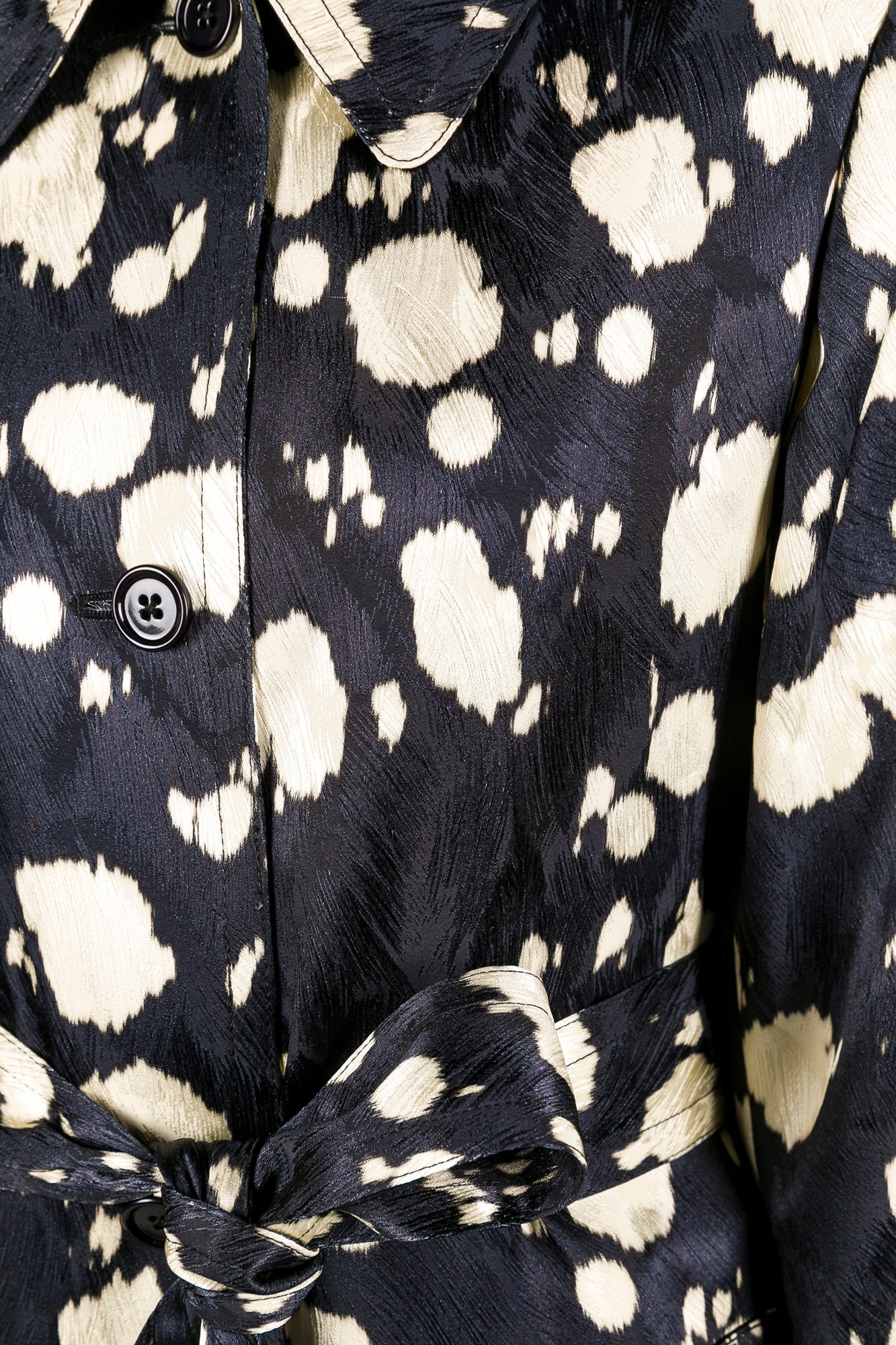 LONG BELTED COAT - 5
