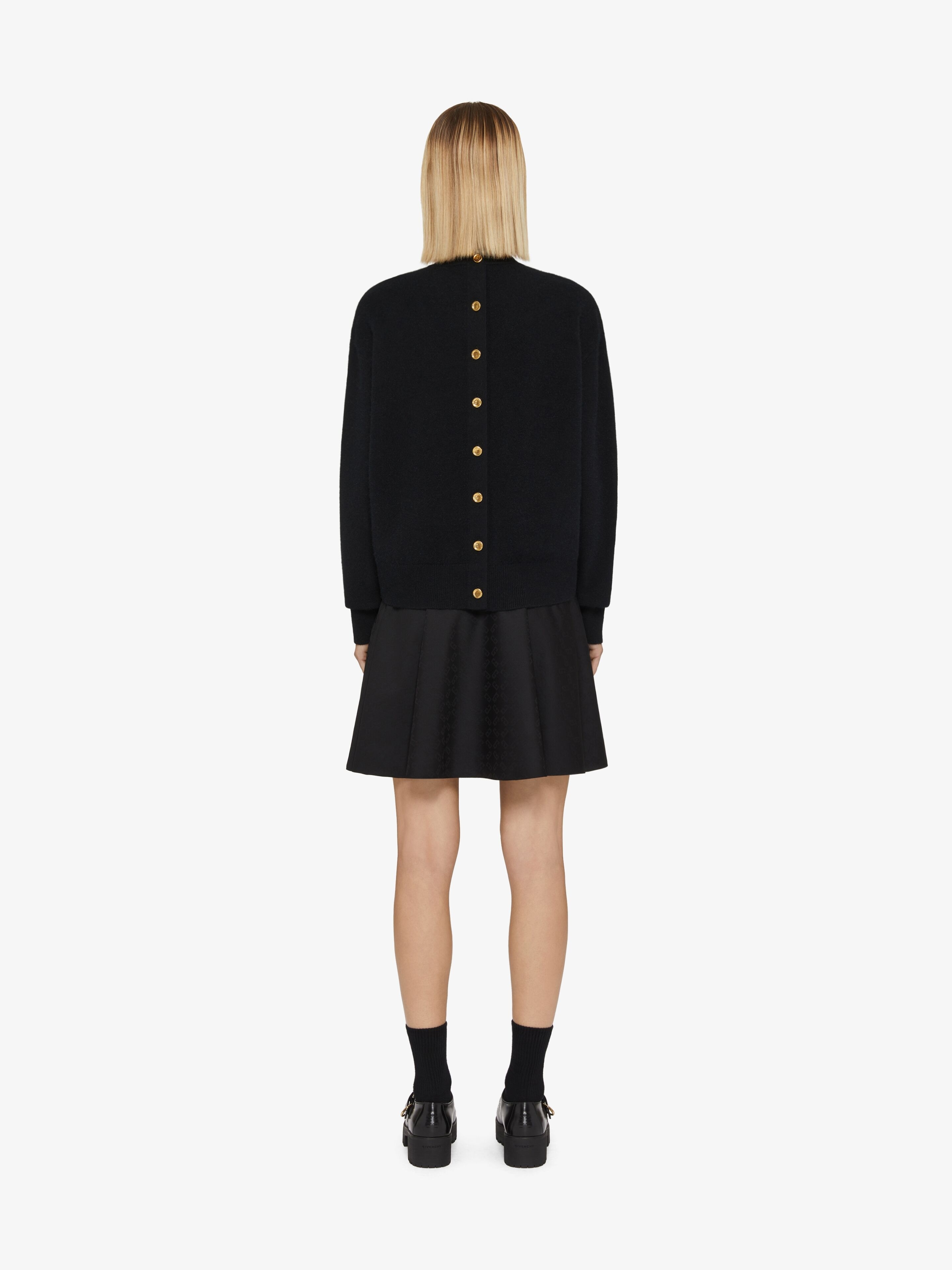 4G SWEATER IN WOOL WITH BUTTONED BACK - 3
