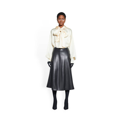 BALENCIAGA Women's A-line Skirt in Black outlook