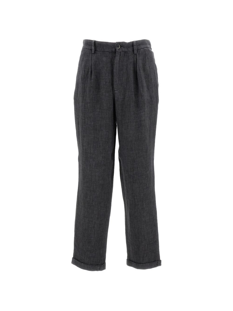 pleated cuffed trousers 1
