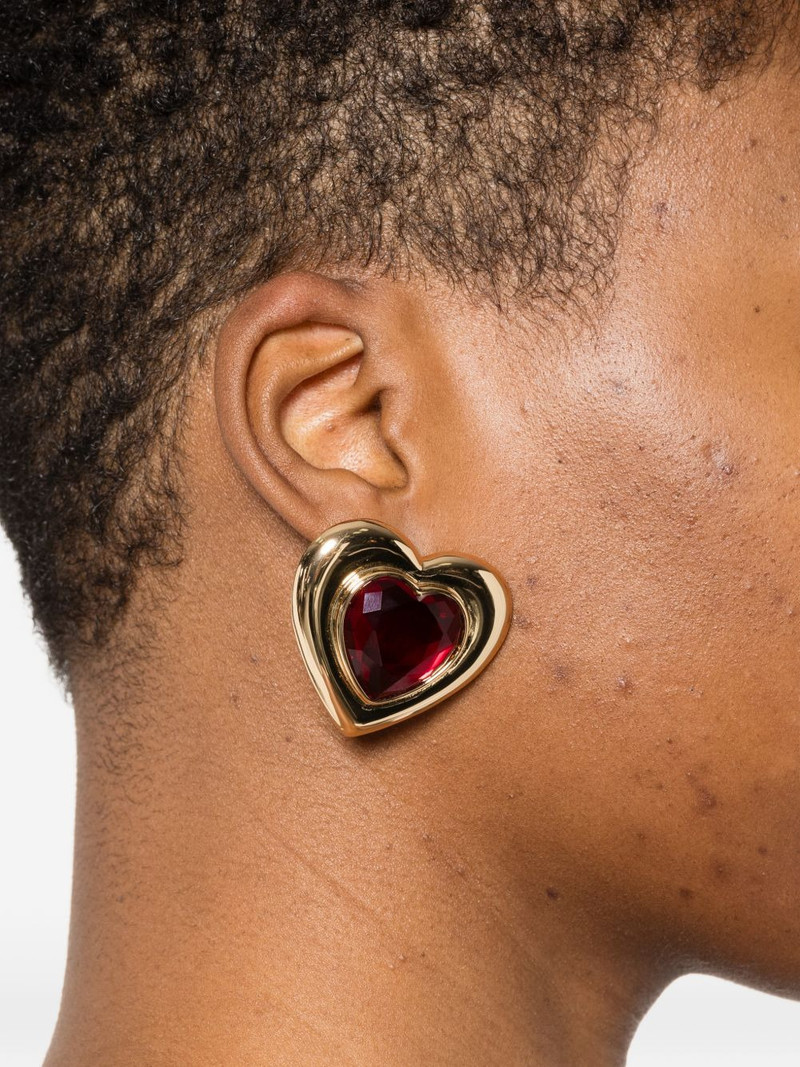 self-portrait heart earrings outlook