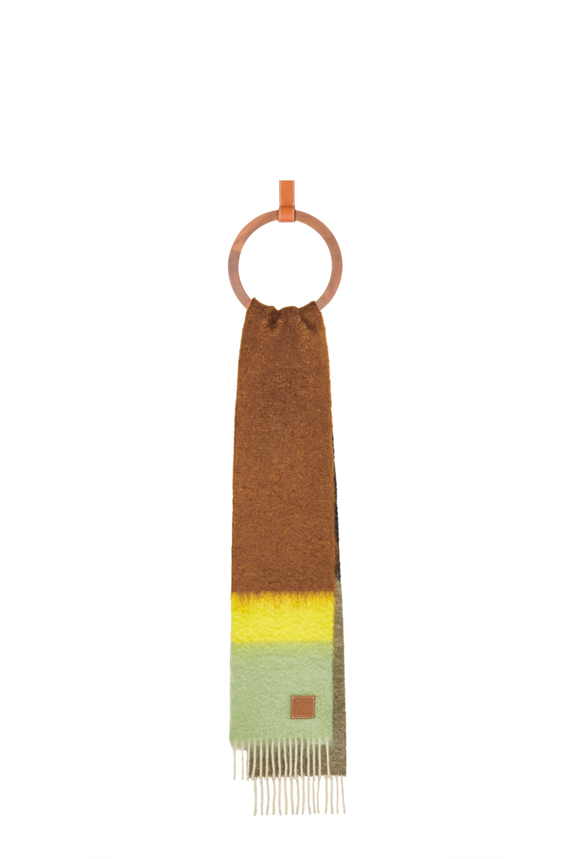 Scarf in mohair and wool - 1