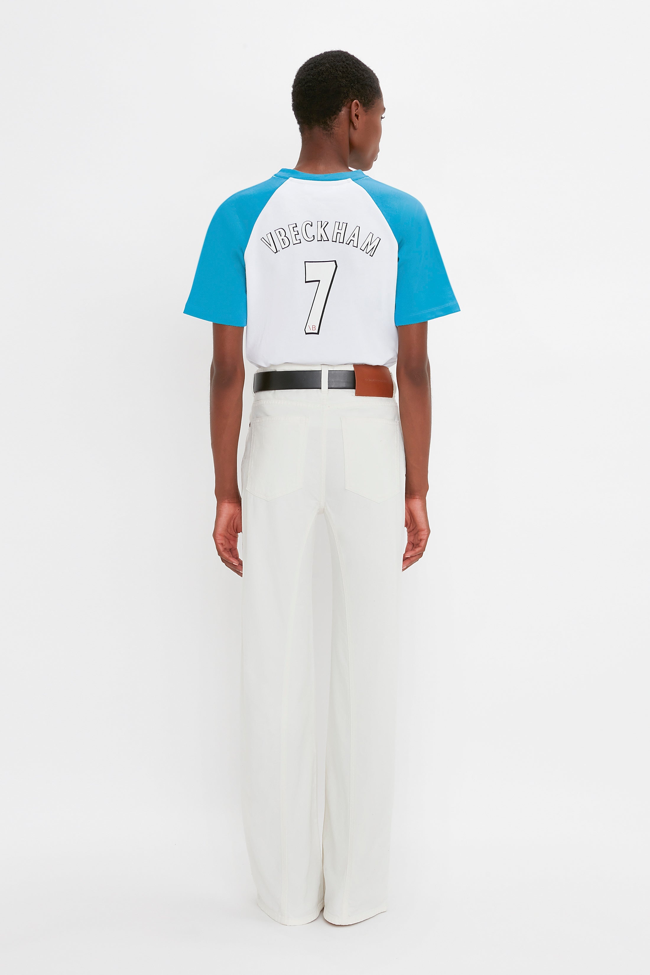 Exclusive Football T-Shirt In Blue - 5