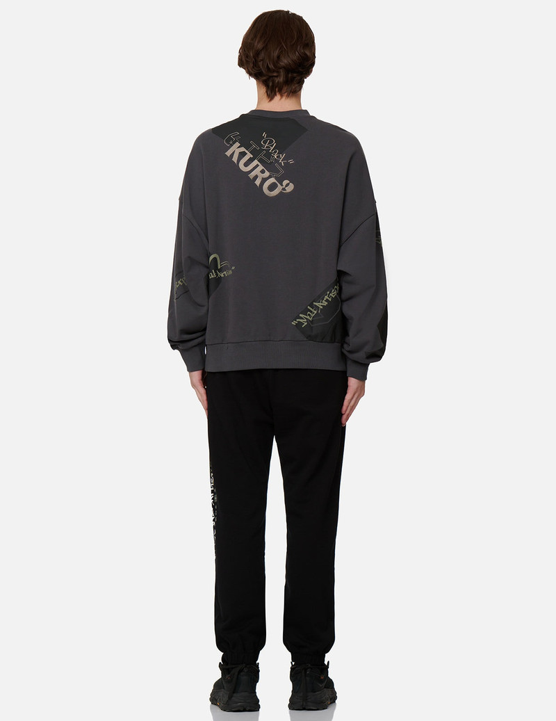 Quotation Mark Print Sweatshirt 5