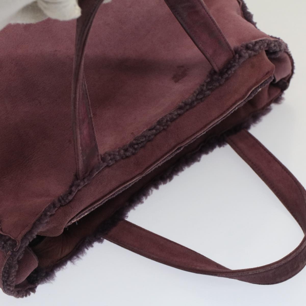 CHANEL Hand Bag Mouton Purple CC - 6