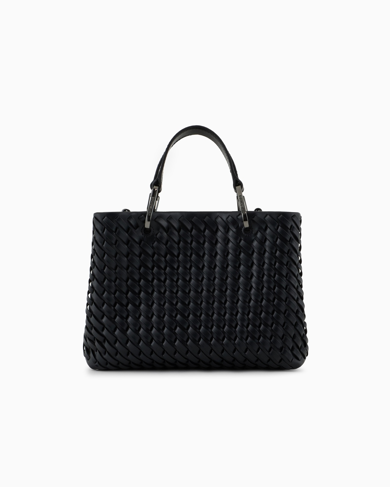 MYEA SMALL SHOPPER BAG IN INTERWOVEN LEATHER - 3