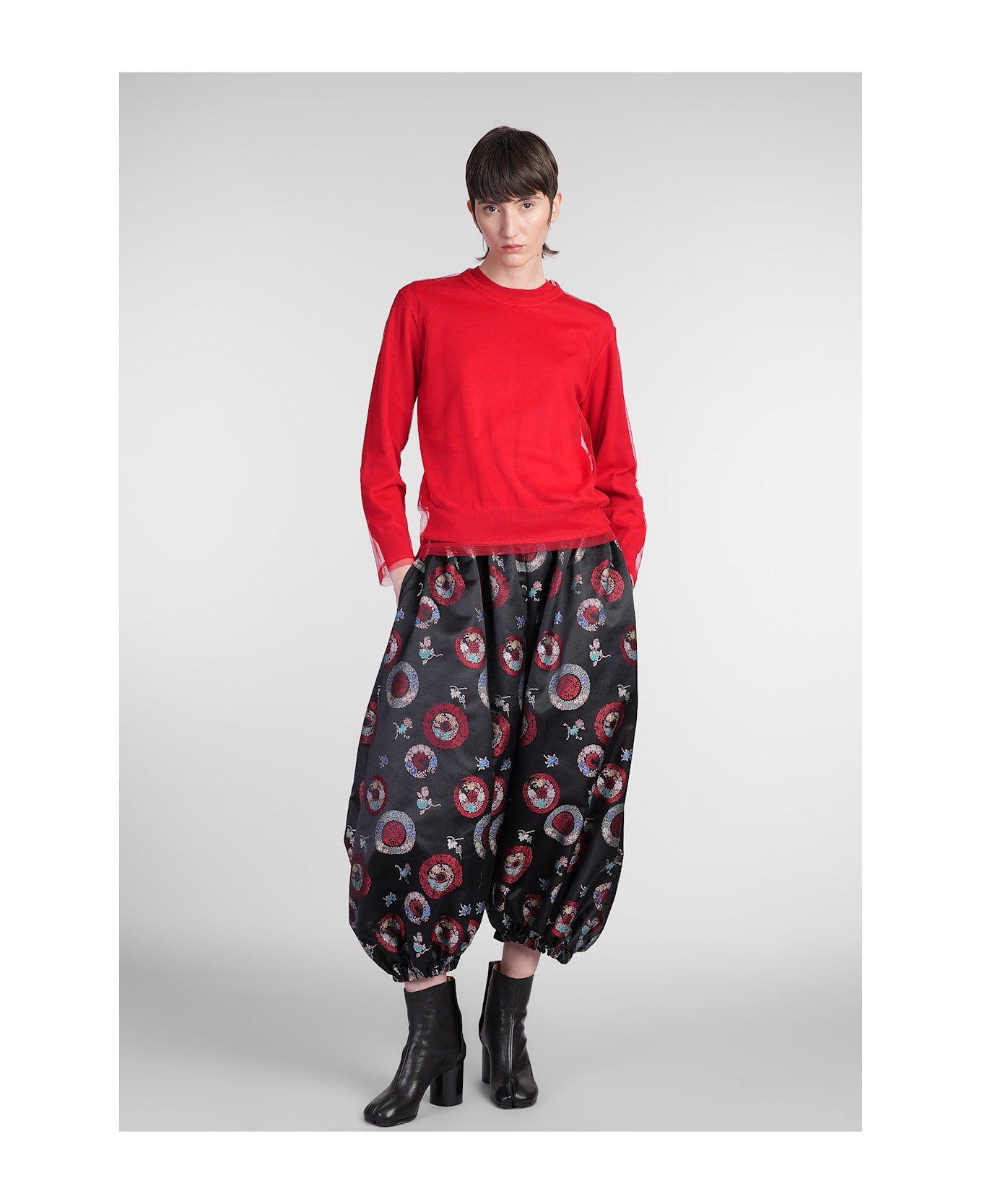 Pants In Black Polyester - 2