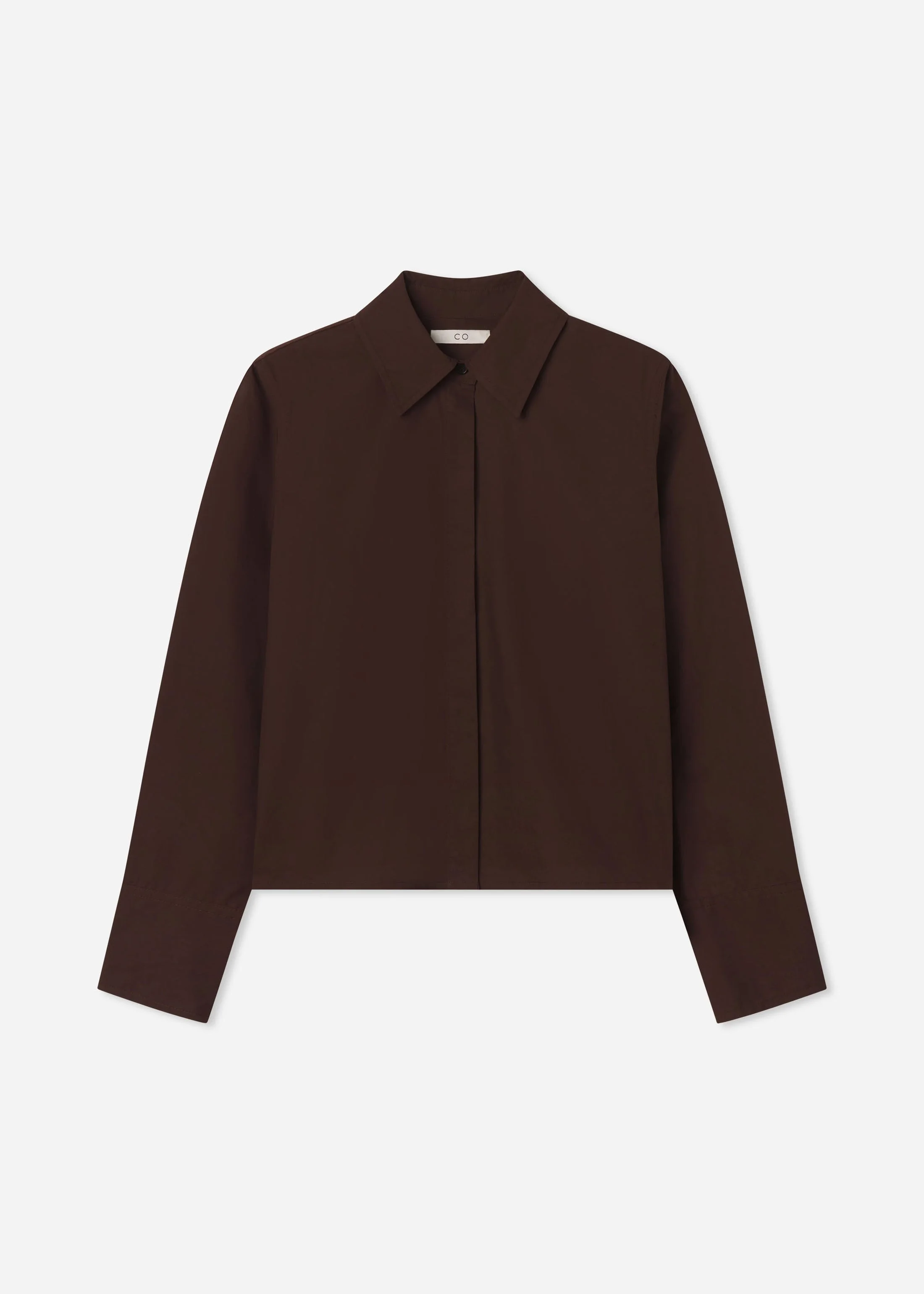 Fitted Shirt in Cotton Poplin - 1