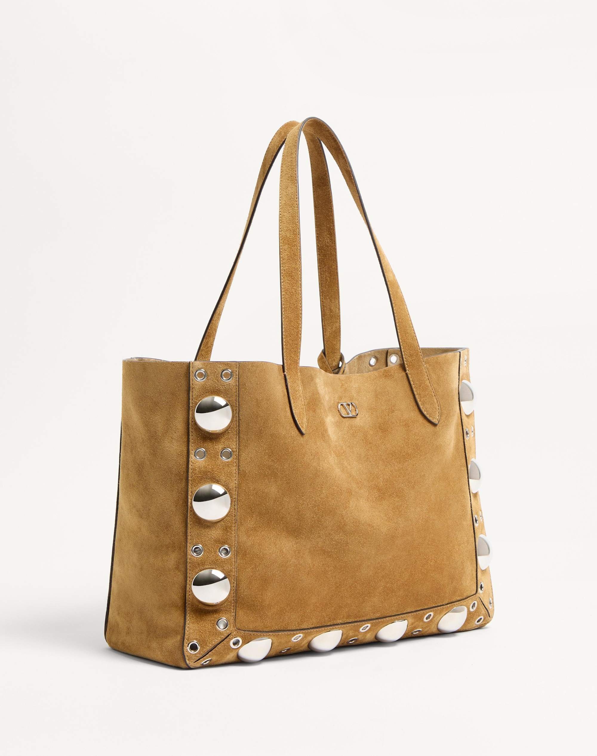 VALENTINO GARAVANI MEDIUM NELLCÔTE SUEDE SHOPPING BAG - 3