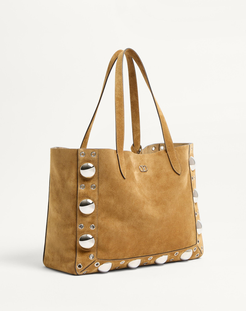 VALENTINO GARAVANI MEDIUM NELLCÔTE SUEDE SHOPPING BAG 3