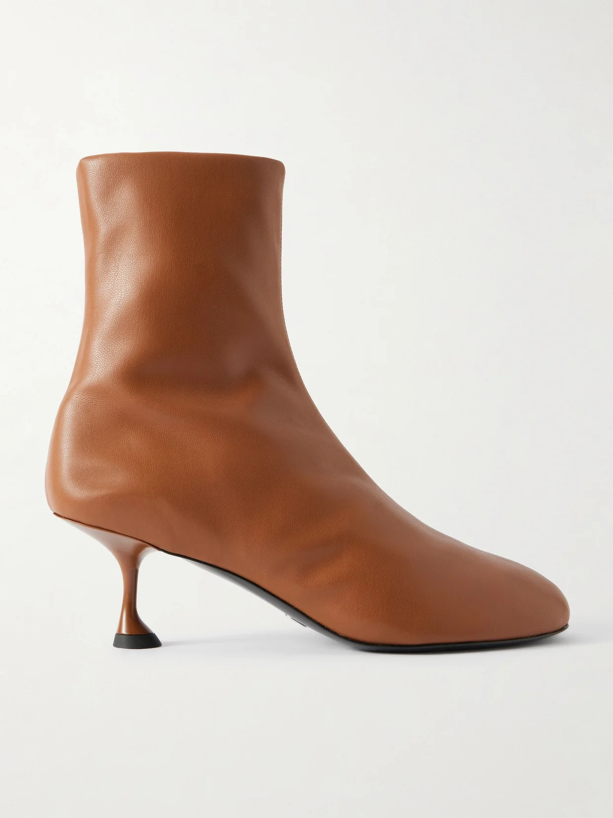 Tee Leather Ankle Boots - 1