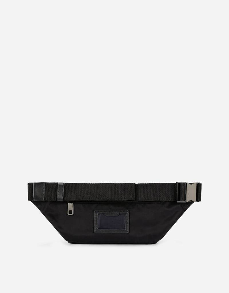 Nylon belt bag with branded plate 3