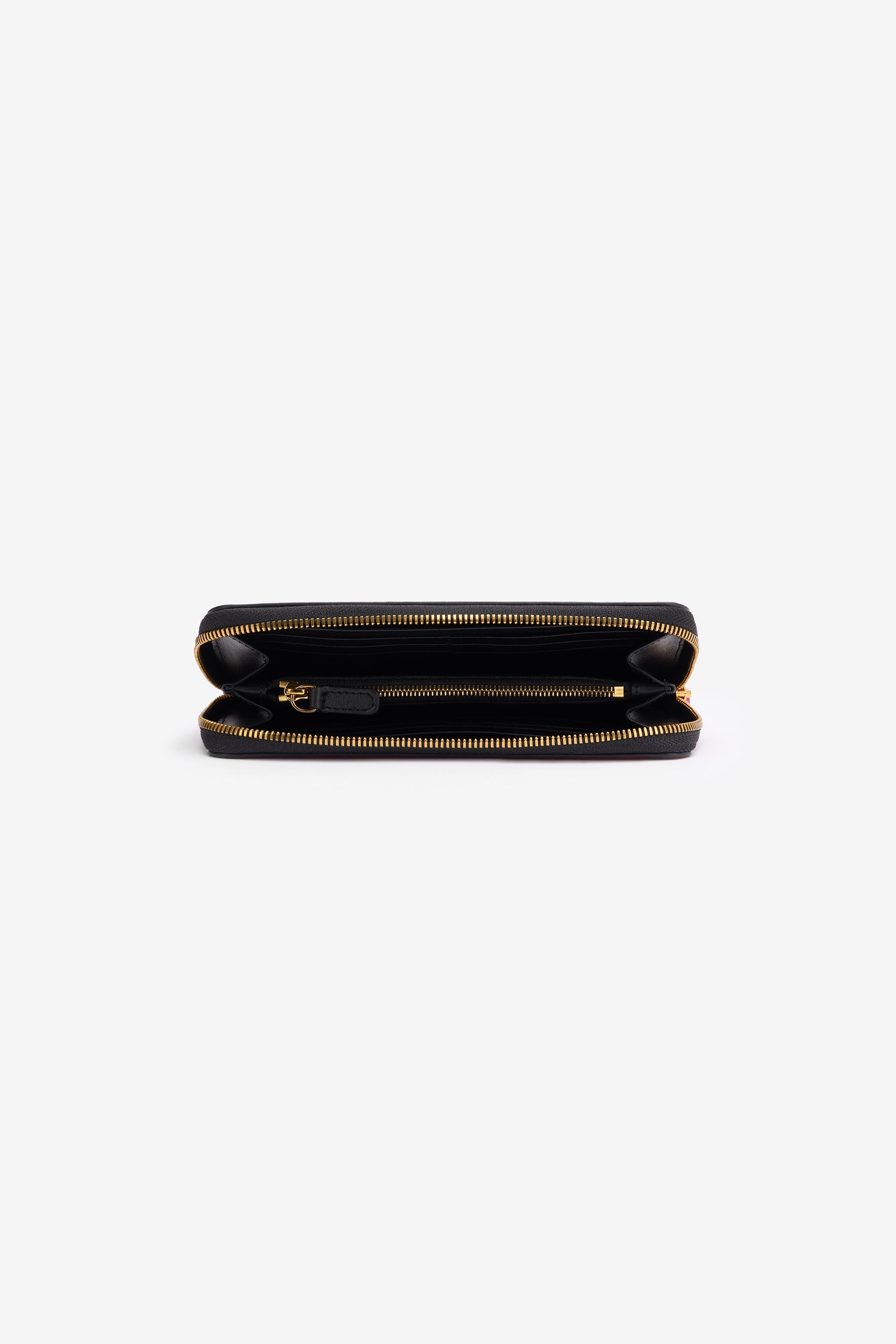 Zip-Around Wallet with Snake Print - 6