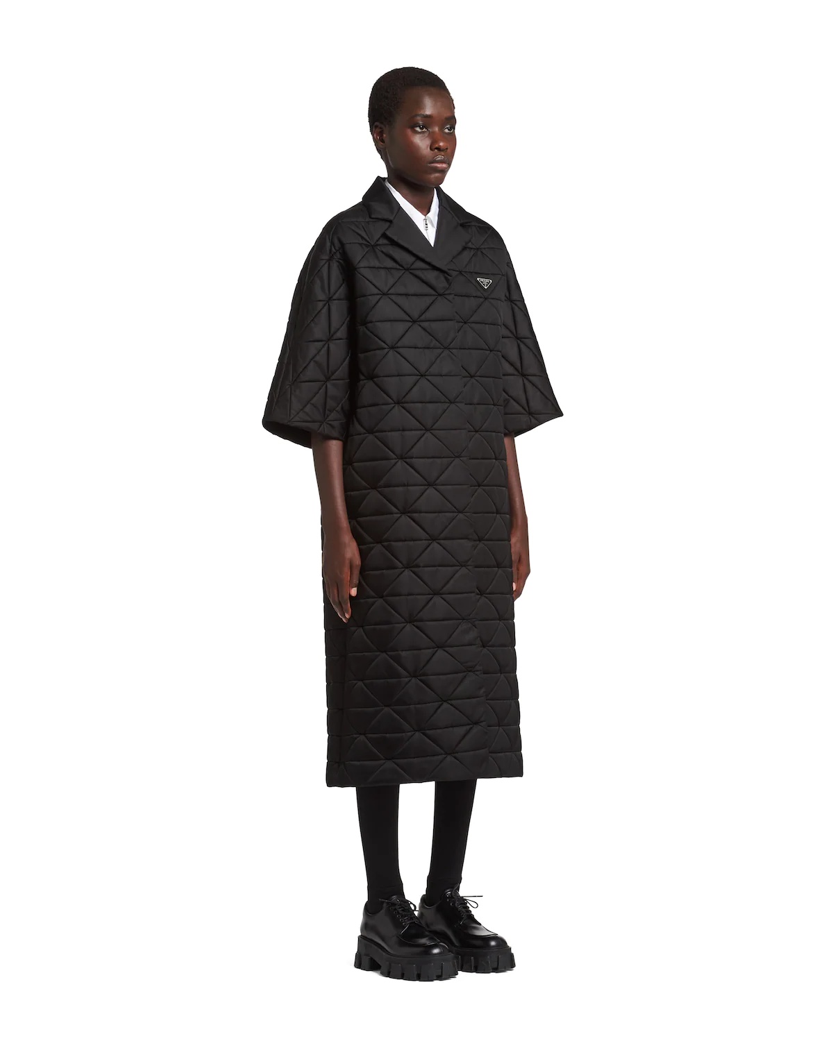 Re-Nylon Gabardine quilted raincoat - 3