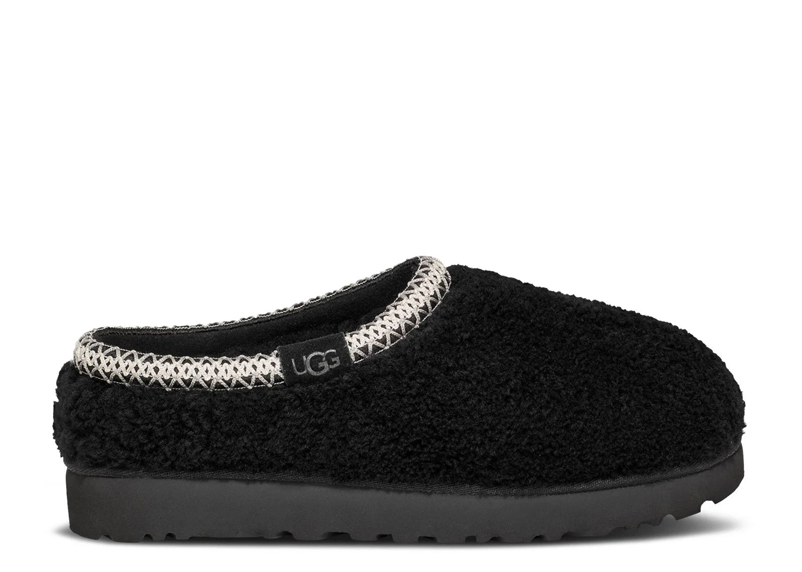 WMNS TASMAN SLIPPER 'MAXI CURLY - BLACK' - 1
