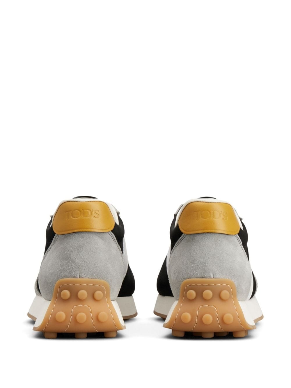 suede-trimmed sneakers - 3