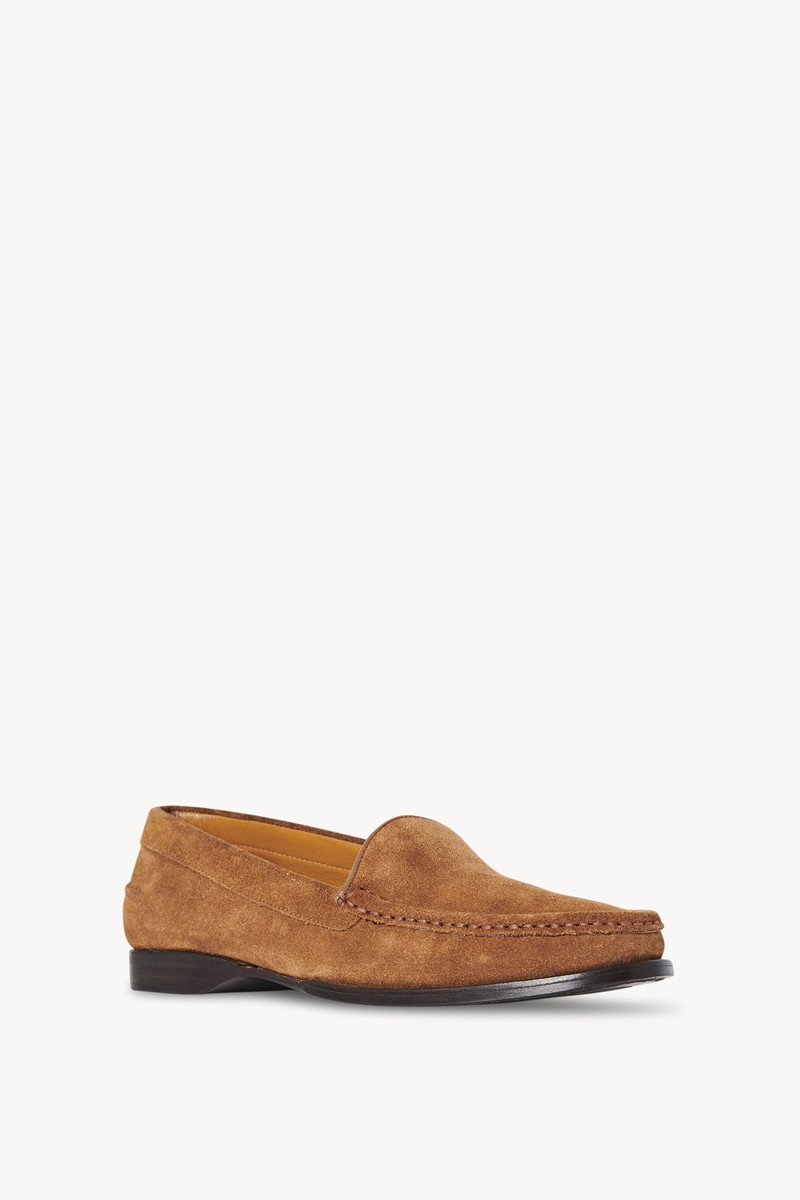 The Row Ruth Loafer in Suede outlook