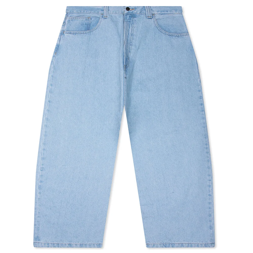 BRANDON PANT - BLUE HEAVY STONE BLEACHED - 1