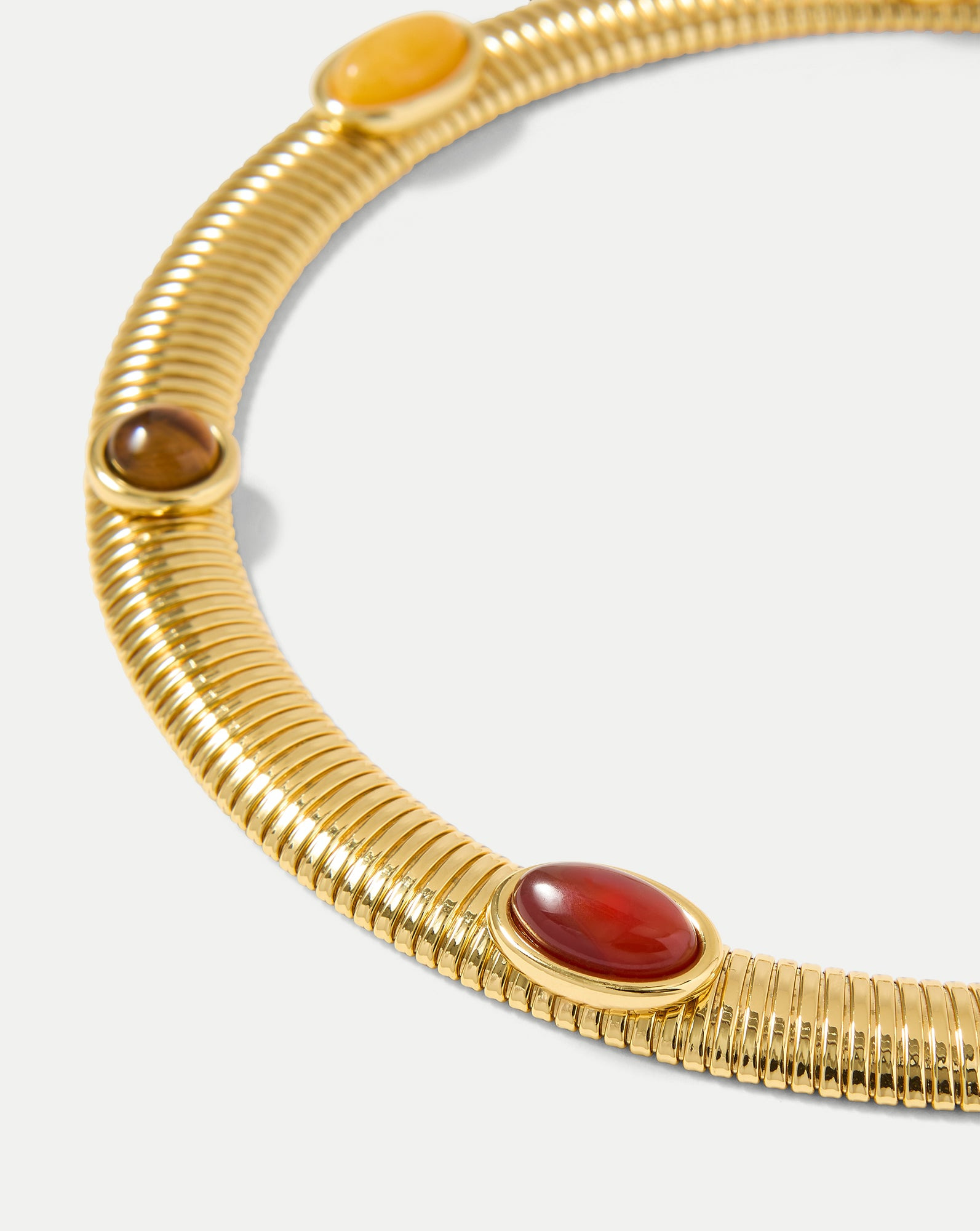 EMBELLISHED TUBOGAS COLLAR NECKLACE - 3