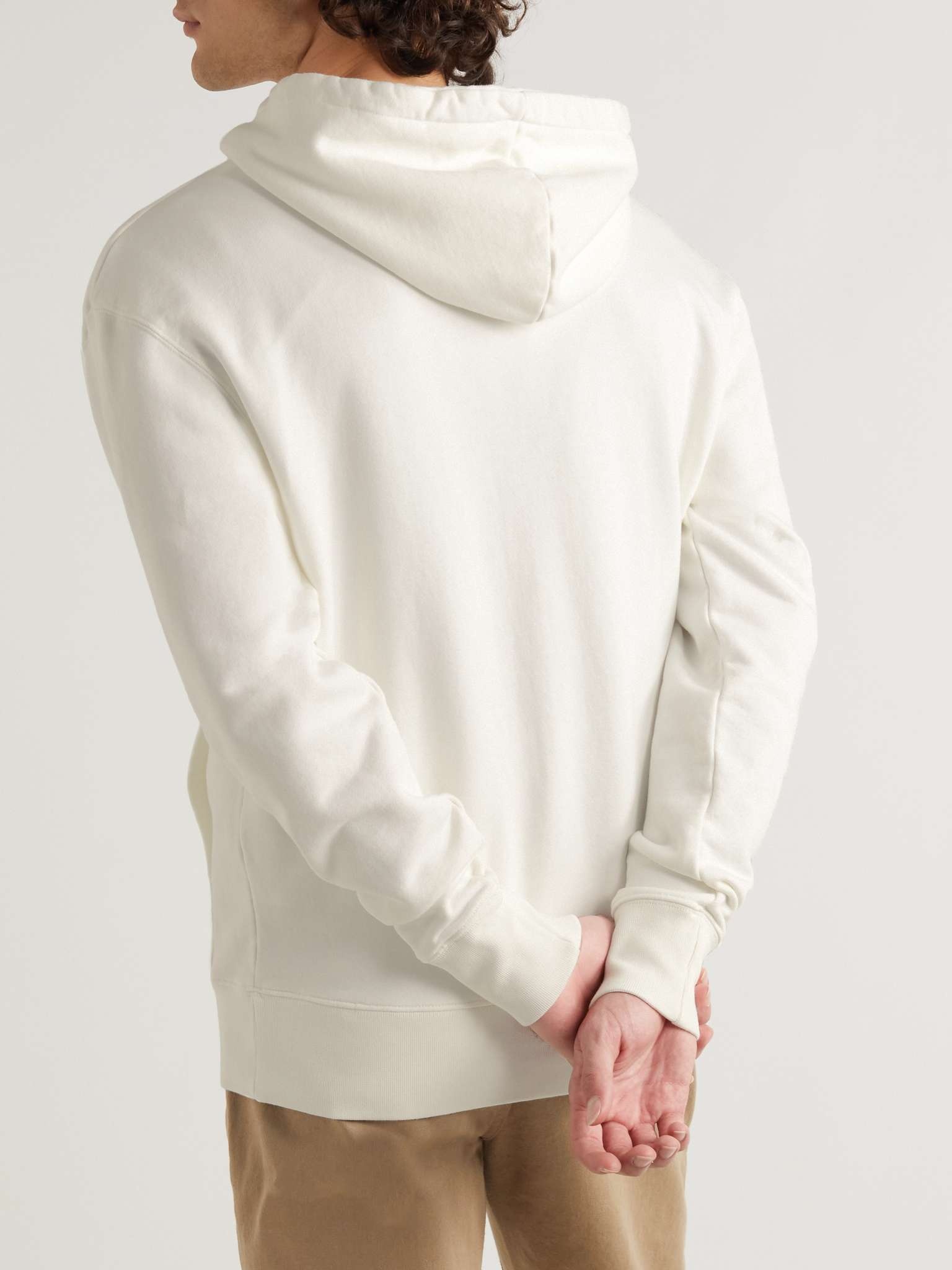 Chillax Fox Logo-Appliquéd Cotton-Jersey Hoodie - 4