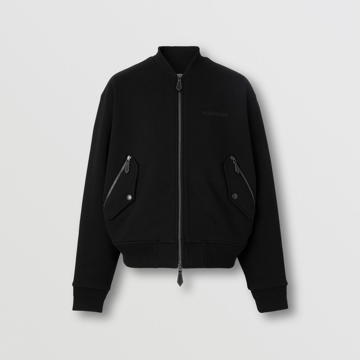 Monster Graphic Cotton Oversized Bomber Jacket - 1