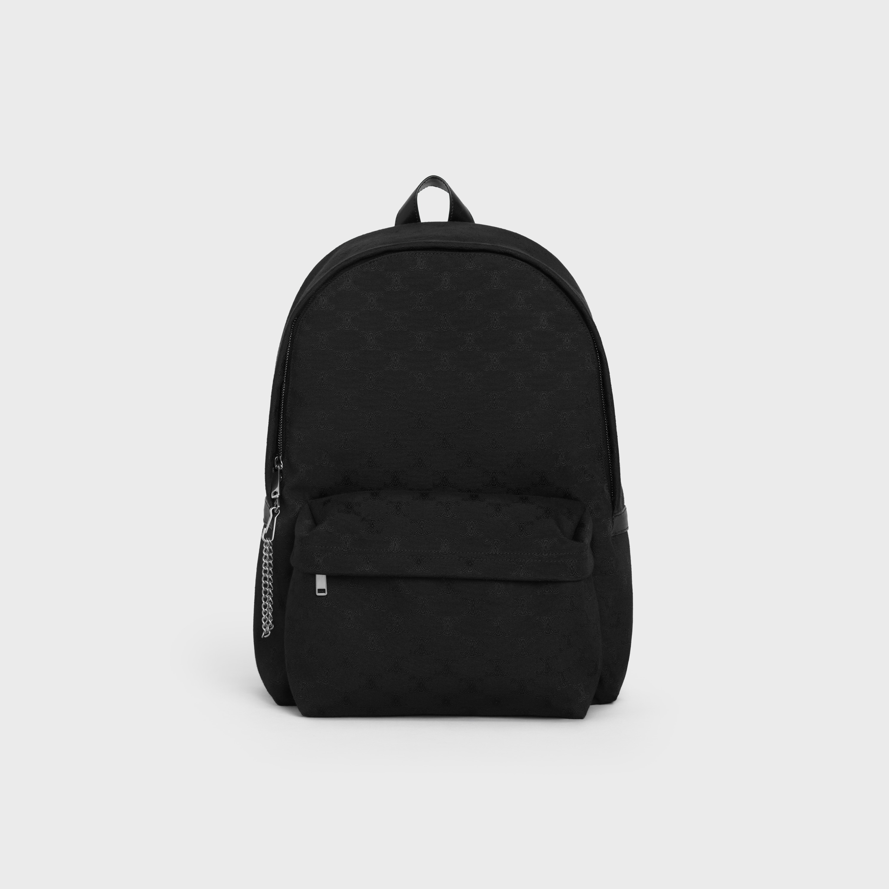 MEDIUM BACKPACK IN TRIOMPHE JACQUARD - 1