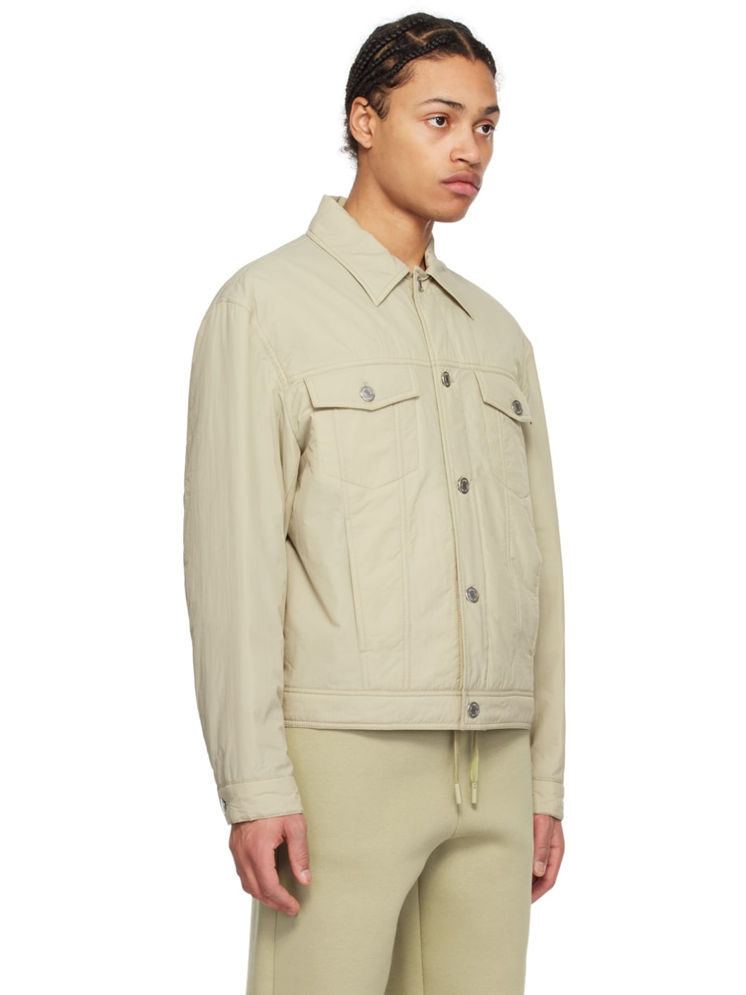 Khaki Padded Jacket - 2