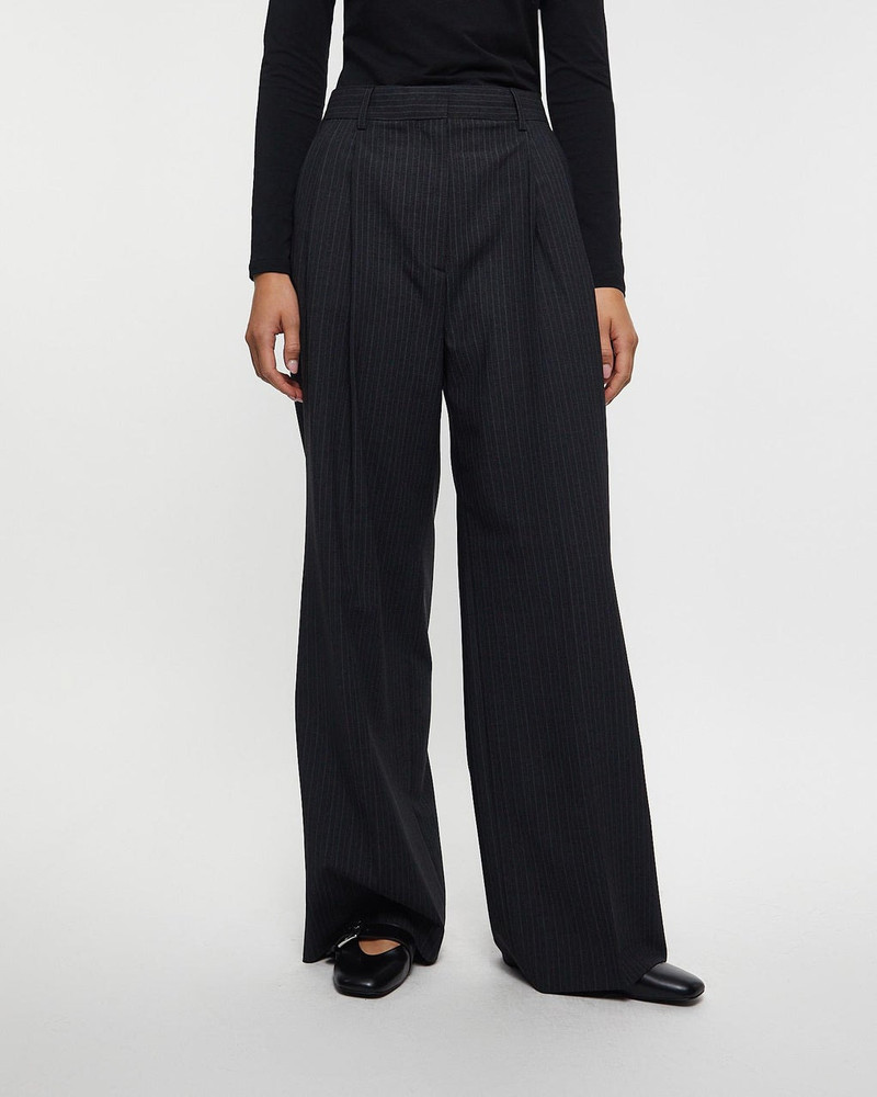 FILIPPA K Trousers Darcey Pinstripe Anthracite outlook