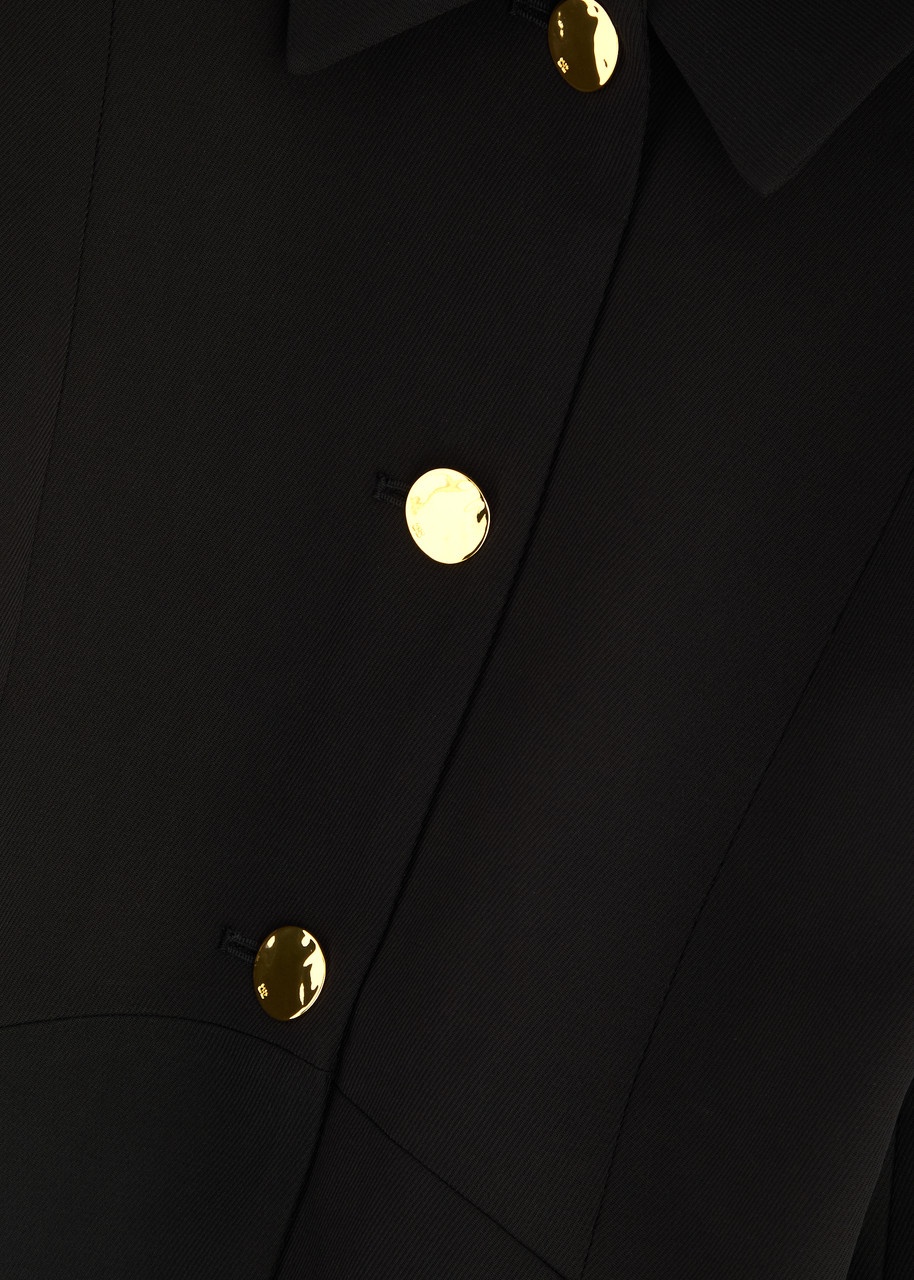 Ganni Logo-embossed Twill Jacket - 5