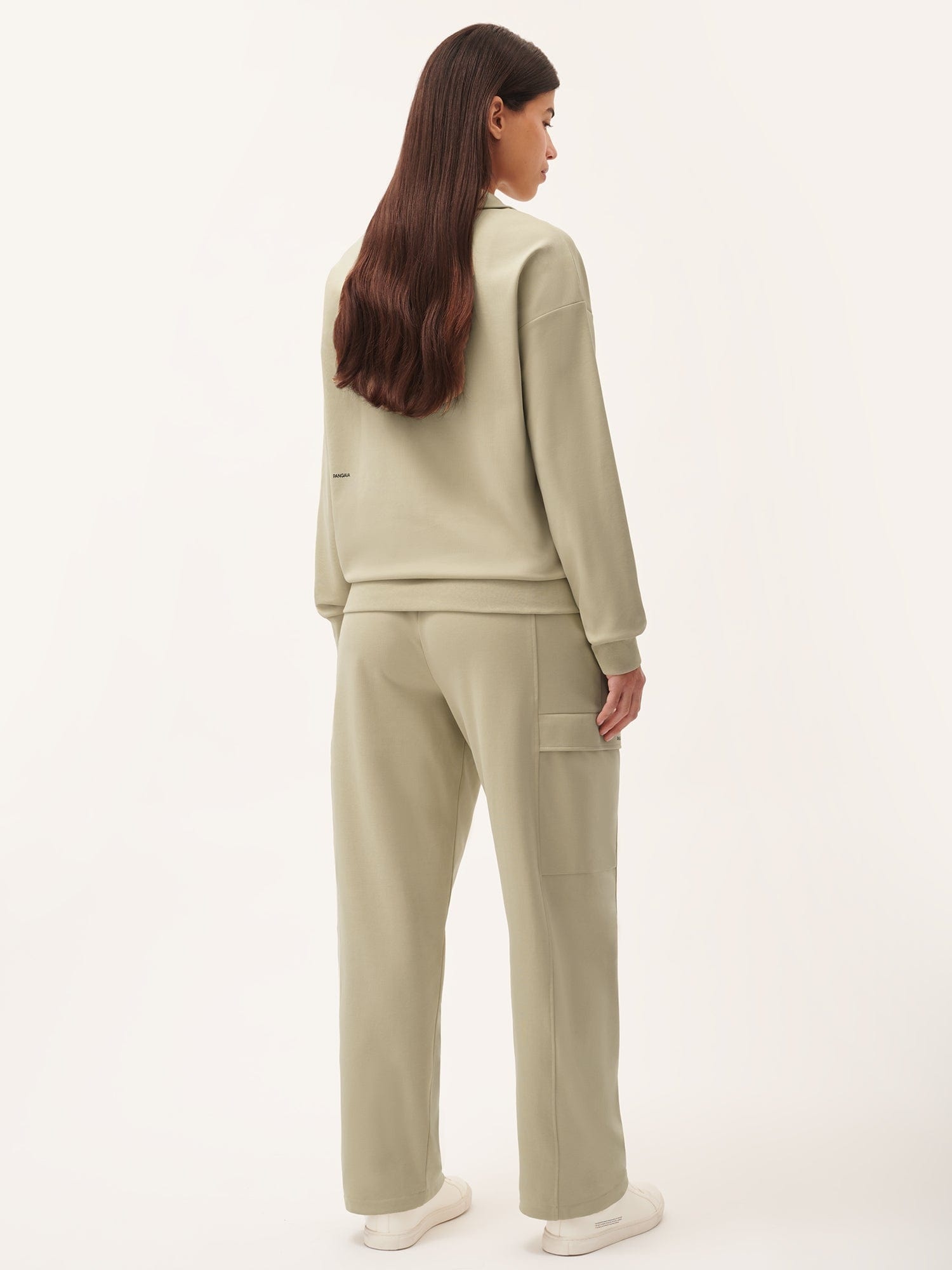 Womens DNA Double Jersey Cargo Trousers - Maitake Beige - 3