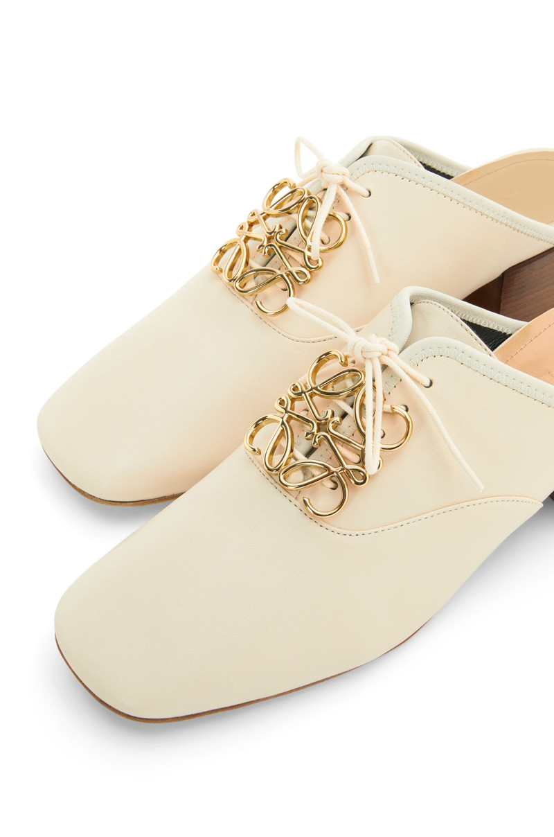 Anagram slip-on derby in lambskin 4